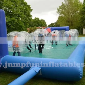 Large Size Inflatable Soccer Bubble Field,Giant Water Football Field for Bubble Football Games thumbnail-3