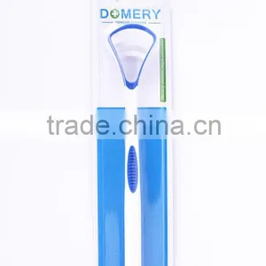 New Design Oral Care Adult Toothbrush With a Tongue Cleaner Wholesale thumbnail-3