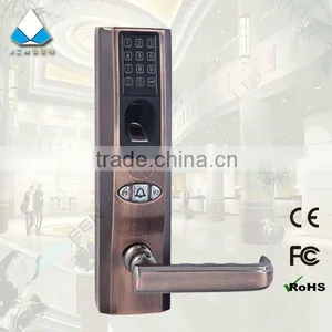 Red Bronze Color USA Popular Digital Fingerprint Cipher Lock thumbnail-1