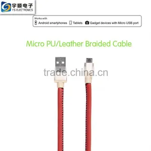 Micro Leather Cable for Samsung /Android Mobile Phone thumbnail-1