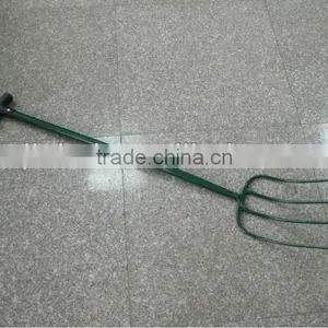 Forged Garden Fork With Steel Handle F301C-MT thumbnail-1