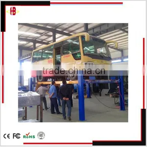 Four Post Garage Vehicle Lift With Rolling Jack and Hydraulic Power Unit thumbnail-4