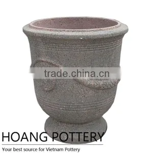 French Urn Pot - Vietnam Pottery Manufacturer thumbnail-1