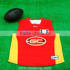 Healong New Design AFL Rugby Jersry Uniform Shirt Football Jumper thumbnail-1