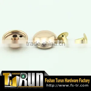 Wholesale Metal Fashion Rivets Brass Rivets for Garment thumbnail-1