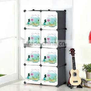 Bedroom Almirah Designs 16 Cartoon Door Large Clothes Almirah,folding Cute Children Plastic Almirah thumbnail-6