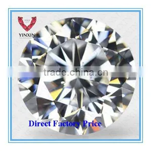 6.0mm White Color Round Shape Cubic Zirconia Fashion in Stock Factory thumbnail-1