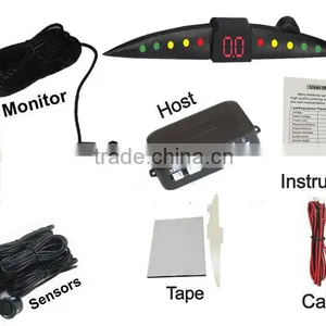 Factory Direct Price Reverse LED Parking System Wireless Display Reverse Parking Sensor Kit Reverse Backup Sensor thumbnail-1