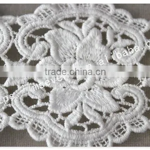New Arrival Polyester Water Soluble Embroidery Saree Lace and Border Wholesale thumbnail-2