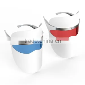 Led Facial Mask Blue Red Light Therapy Beauty Device For Skin Rejuvenation Wrinkle Removal thumbnail-2