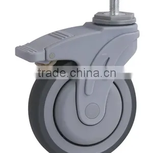 Durable Swivel Hospital Bed Caster Wheel With Brake thumbnail-4