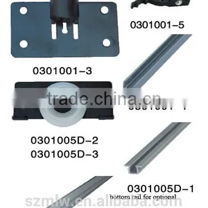 Aluminum Steel and PA6 Sliding Door Hardware for Warbrobe thumbnail-1