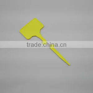14.7cmL Plastic Yellow Gardening Plant T Label thumbnail-6