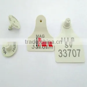 Cattle Ear Tag 78*56 and 30*30 mm Set of 2 Ear Tag for Cattle thumbnail-1