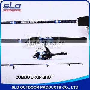 1.68m Drop Shot Spin Fishing Rod Fising Reel Combo Fishing Set With Carrying Bag thumbnail-1