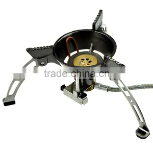 Mini Foldable Stainless Steel Outdoor Gas Fire Energy Saving Windproof Stove thumbnail-6