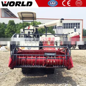 65HP WORLD Brand 4LZ-3.0 Mini Paddy Rice Soybean Combine Harvester for Sale thumbnail-3