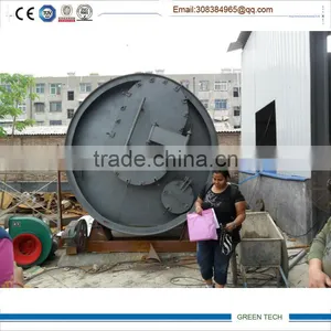 Tyre Recycling Machine Getting Tyre Oil by Pyrolysis Way 10 Ton per Day Processing Capacity thumbnail-4