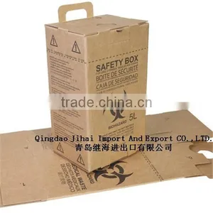Hot Sale Disposable Medical Equipment Paper Safety Box for Syringe thumbnail-1