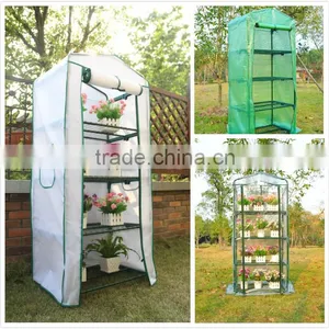 Very Popular Gazebo Warm House /balcony Green House 4 Tier Vegetable Rack on Sale thumbnail-1