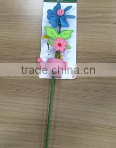 Spring Series Beautiful Flower Metal Yard Stake thumbnail-1