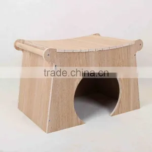 2017 New Product Light and Handy Wooden Pet House/dog Cat House thumbnail-3