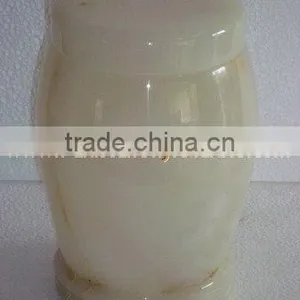 WHOLSALE 2017 NATURAL 2017 New Items WHITE ONYX URNS thumbnail-6