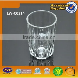 11oz Flower Engraved Glass Cup/ Glass Tumbler thumbnail-6