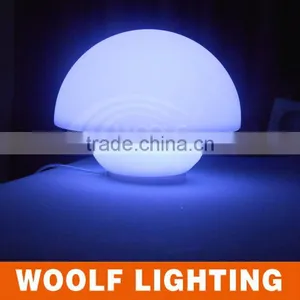 Home Decoration Plastic Case LED Mushroom Table Lighting thumbnail-1