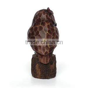 2015 Synthetic Wood Resin Statue With Owl Shape thumbnail-4