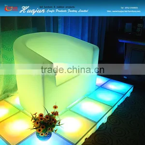Led Illuminated Nightclub Furniture Sofa / Color Changing Sofa thumbnail-2