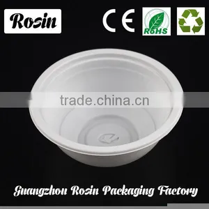 Disposable Take Away Plastic Salad Bowl With Lid thumbnail-1