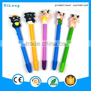 High Quality Animal Head Pen Polymer Clay Pen Animation Pen thumbnail-2