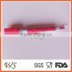 WSCCLG004 9' Metal Stainless Steel Silicone Food Tong Silicone Food Clip Rubber Food Tong With Plastic Handle thumbnail-1