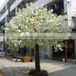 Fiberglass Trunk Wedding Romantic Decor Artificial Silk Flower Cherry Blossom Tree thumbnail-1