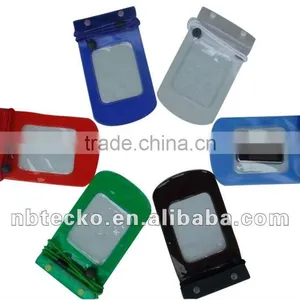 Different Colors Waterproof PVC Mobile Phone Bag With Clip Cell Phone PVC Case thumbnail-1