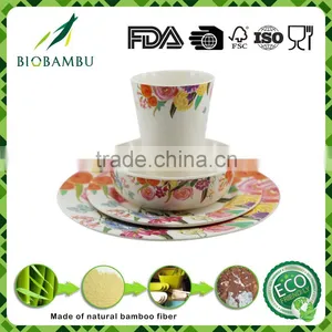 Good Quality Hot Selling Best Design Bamboo Fiber Chinese Kitchenware thumbnail-1