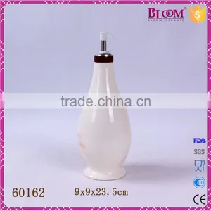 Kitchen Custom Glazed Ceramic Oil and Vinegar Bottle thumbnail-3