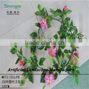 SJZJN 150 2015 Hot Sale Rattan Artificial Hanging Plants in Factory Price thumbnail-2