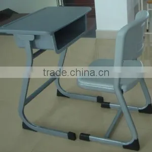 Gray School Desk&Chair(single) thumbnail-1