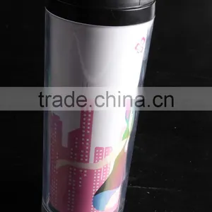 Logo Customized 12oz Double Wall Plastic Travel Mug thumbnail-6