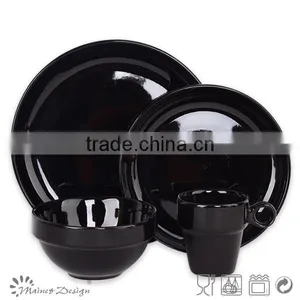 Set16 Ceramic Dinnerware Set Solid Color Dinner Set Stoneware Stackable Dinner Set Gift Box Packing thumbnail-1