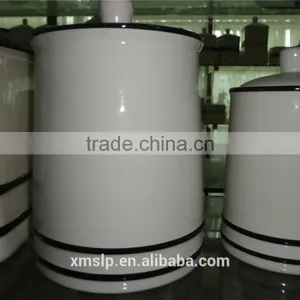 Ceramic Jar With Wooden Lid thumbnail-1