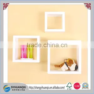 Decorative White Wall Shelf thumbnail-1