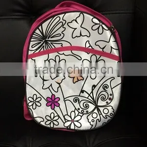 Animation Style DIY Schoolbag Graffiti Bag Children Backpack thumbnail-1