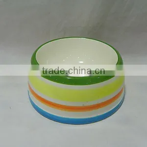 Hand Paints Ceramic Bowls in Round Shape thumbnail-1