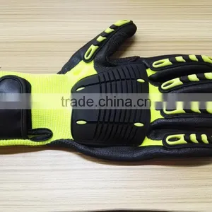 TPR Gloves, Nitrile Sandy Finish Gloves,Impact Resistant TPR Glove thumbnail-1