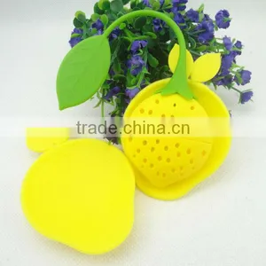 2013 Latest Style TeaSpot Tuffy Steeper, Silicone Loose Tea Infuser, Color Yellow thumbnail-1