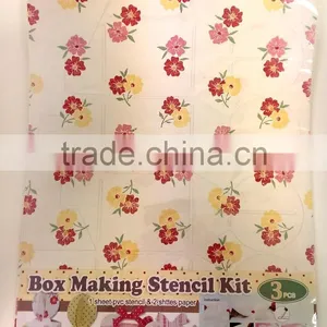 DIY Box Making Stencil Kit, Gift Box Stencil Kit, Paper Box Maker thumbnail-1