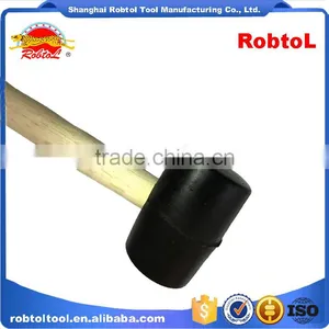 8oz Rubber Hammer Double Face Two Way Mallet Plastic Nylon Head thumbnail-1